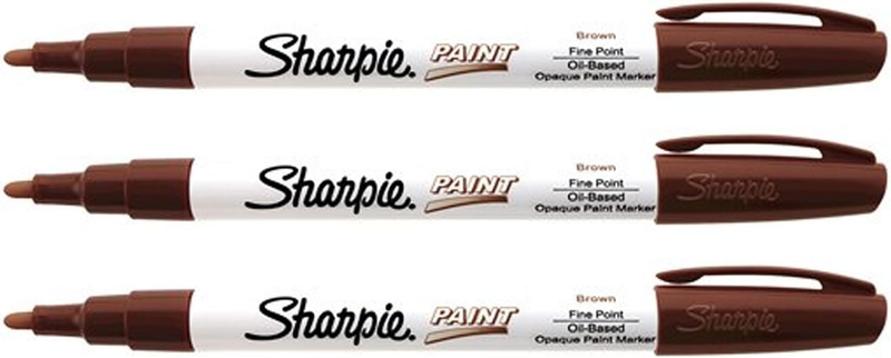 Fine Point Paint Marker [Set of 3] Color: Brown