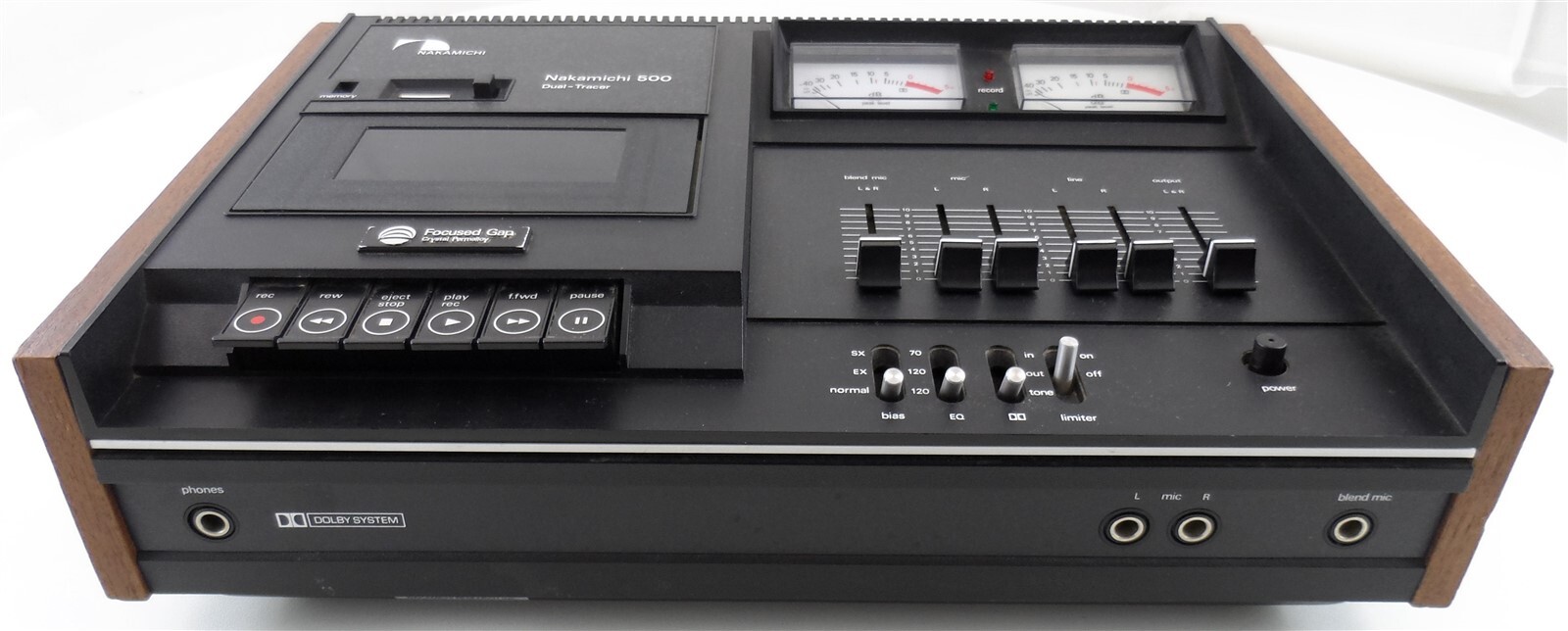 Nakamichi 500 Dual-Tracer Cassette Recorder for Parts or Nakamichi 500 Dual-Tracer Cassette Recorder for Parts or