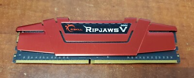 8GB (1x8GB) G.Skill Ripjaws PC4-19200 DDR4-2400MHz DIMM F4-2400C15D-16GVR
