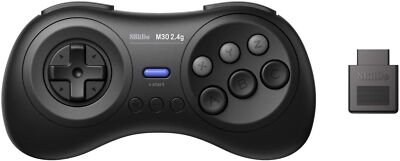 8Bitdo M30 2.4G Wireless Gamepad for the Original Sega Genesis and Sega Mega ...