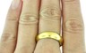 Pre-owned Luckyfinejewelry 24k Band Ring Solid Yellow Gold Handmade 7.50 Grams Handmade In Usa 4-12 In Khaki