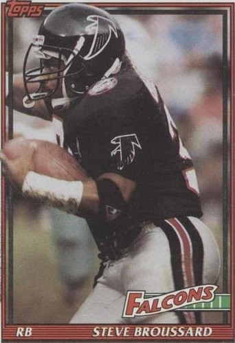 1991 Topps Steve Broussard #587