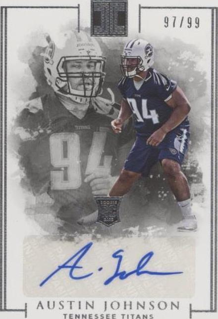 2016 Panini Impeccable Austin Johnson #145