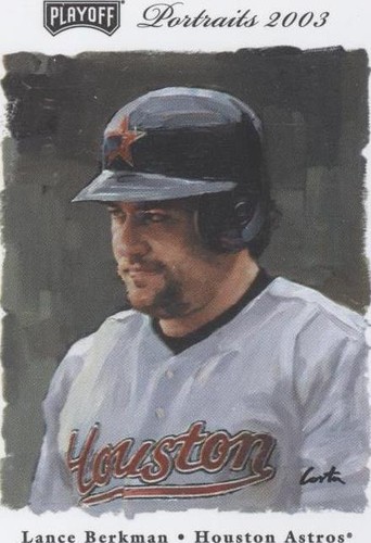 2003 Playoff Portraits - Lance Berkman #20