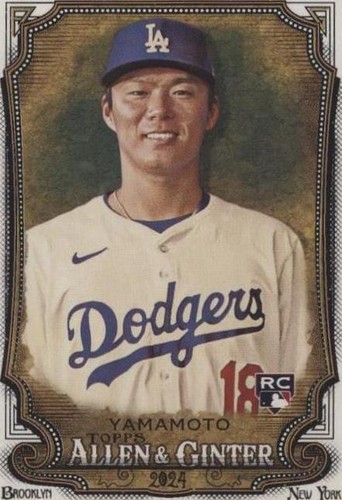 2024 Topps Allen & Ginter #201 Yoshinobu Yamamoto (RC) | eBay