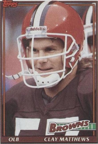 1991 Topps Clay Matthews #591