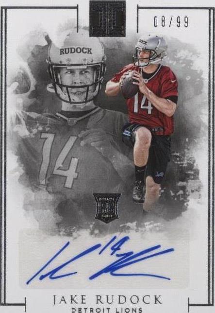 2016 Panini Impeccable Jake Rudock #115