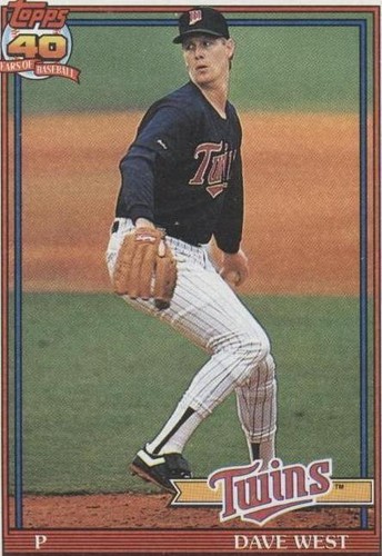 1991 Topps - David West #578