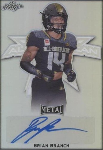 2020 Leaf Metal U.S. Army All-American Bowl Brian Branch #BA-BB1