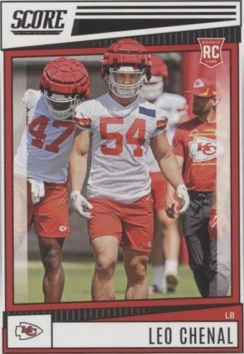 2022 Score Leo Chenal #354