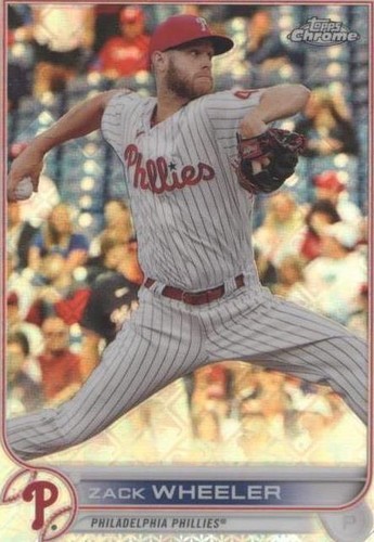 2022 Topps Chrome Logofractor Edition - Zack Wheeler #45