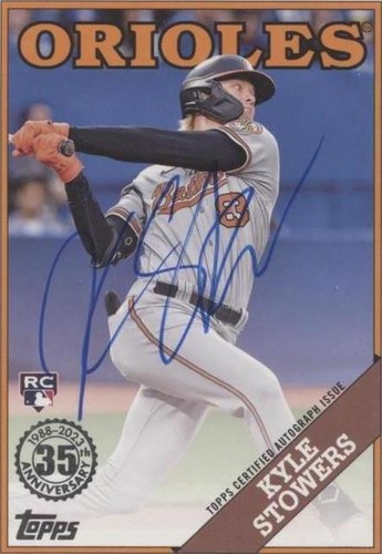Kyle Stowers Signed 2023 Topps Series 1 Rookie Card