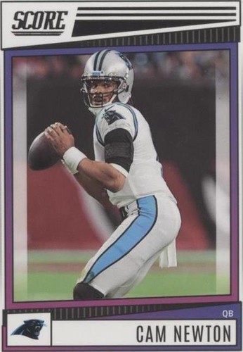 2022 Score Cam Newton Carolina Panthers #48 Football Card | eBay