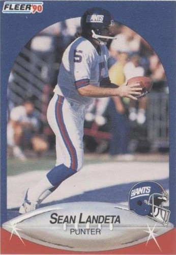 1990 Fleer Sean Landeta #70