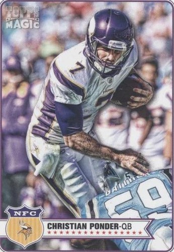 2012 Topps Magic Christian Ponder #161