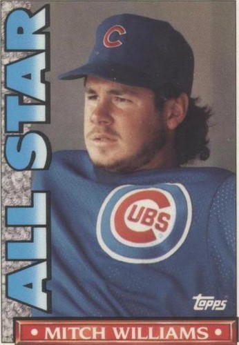 1990 Topps TV Glossy All-Star Set - Mitch Williams #65