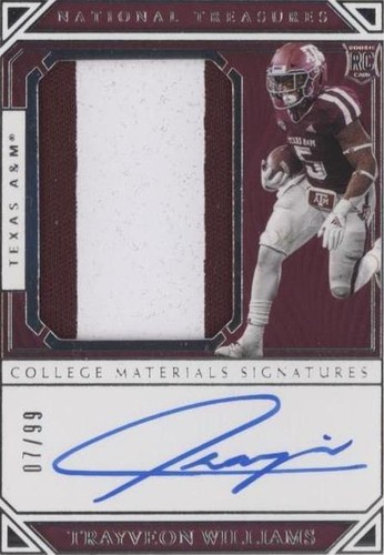 2019 Panini National Treasures Collegiate Trayveon Williams #115