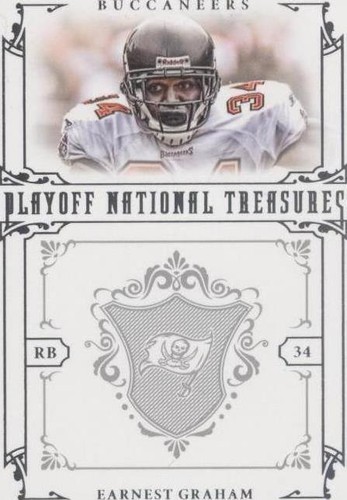 2008 Playoff National Treasures Earnest Graham #61
