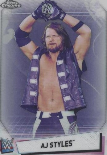 2021 Topps Chrome WWE - AJ Styles #IV-1