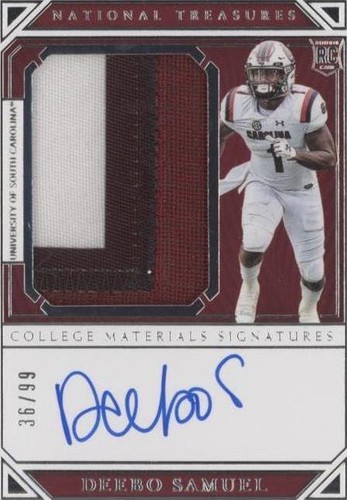 2019 Panini National Treasures Collegiate Deebo Samuel #130