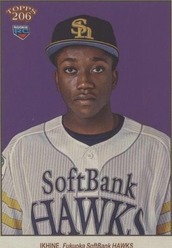 新品✨【SoftBank HAWKS】 2023 Topps NPB 206 Tobacco Mini Itua Ikhine Fukuoka Softbank