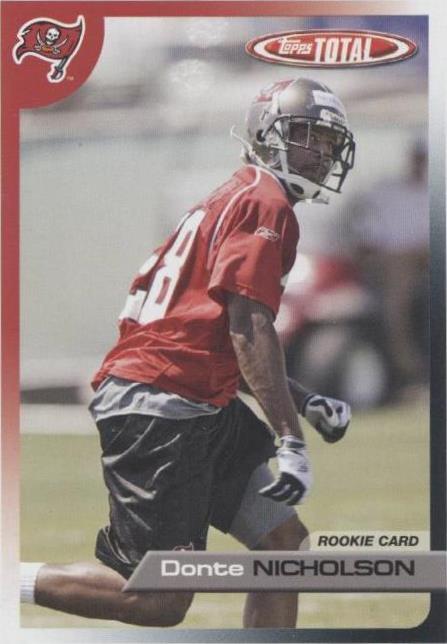 2005 Topps Total Donte Nicholson #506