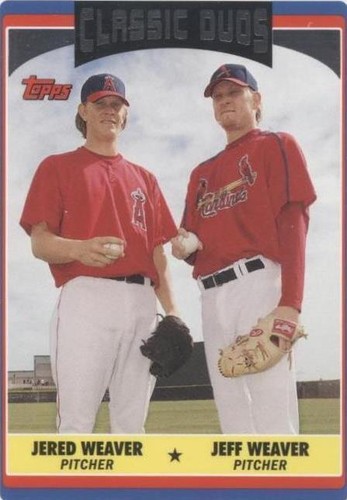 2006 Topps Updates & Highlights - Jeff Weaver Jered Weaver #UH330