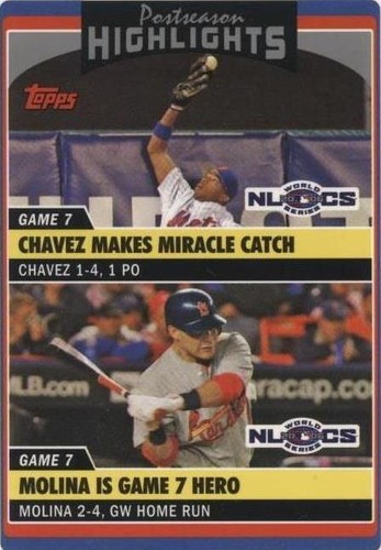 2006 Topps Updates & Highlights - Endy Chavez Yadier Molina #UH193