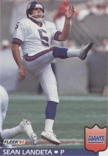 1992 Fleer Sean Landeta #296