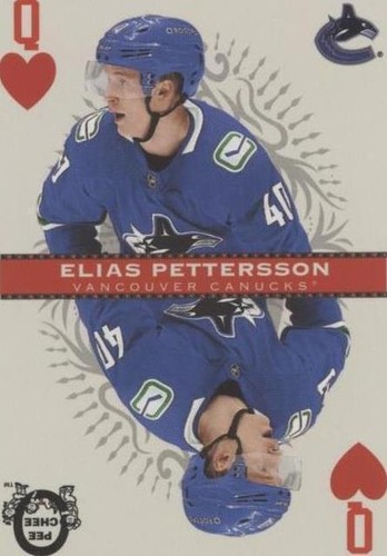 2021-22 O-Pee-Chee - Elias Pettersson #Q-HEARTS