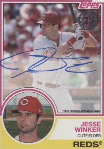 2017 Topps Triple Threads - Rookie Autographs Jesse Winker