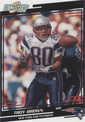2004 Score Troy Brown #185