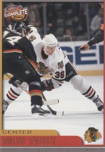 2003-04 Pacific Complete - Mikhail Yakubov #590