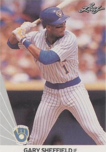 1990 Leaf Baseball Card #157 Gary Sheffield | eBay