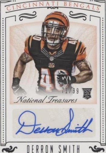 2015 Panini National Treasures Derron Smith #159