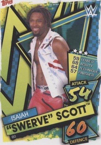 2021 Topps WWE Slam Attax - Isaiah "Swerve" Scott #60
