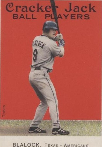 2004 Topps Cracker Jack - Hank Blalock #177