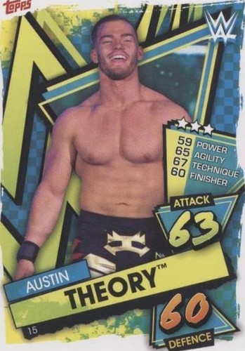 2021 Topps WWE Slam Attax - Austin Theory #15