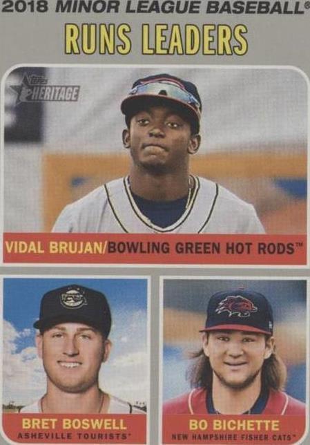 2019 Topps Heritage Minor League Edition - Bo Bichette Bret Boswell Vidal Brujan #197