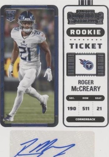 2022 Panini Contenders Roger McCreary #163