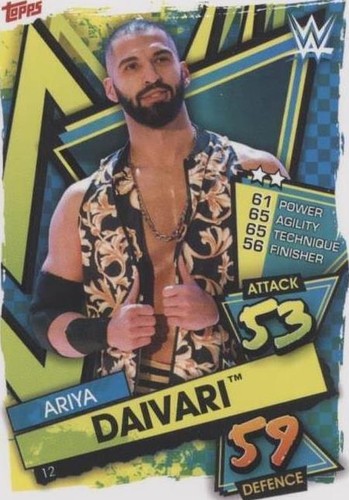 2021 Topps WWE Slam Attax - Ariya Daivari #12