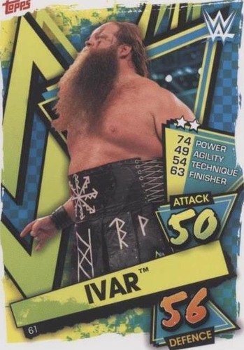2021 Topps WWE Slam Attax - Ivar #61