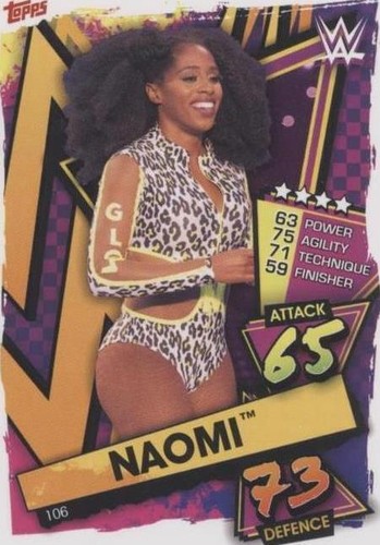 2021 Topps WWE Slam Attax - Naomi #106
