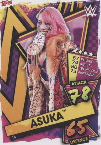 2021 Topps WWE Slam Attax - Asuka #14
