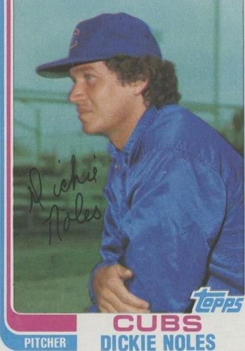 1982 Topps Traded - Dickie Noles #82T