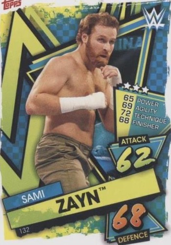 2021 Topps WWE Slam Attax - Sami Zayn #132