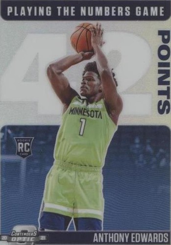 2020-21 Donruss Optic Anthony Edwards Rated Rookie Silver
