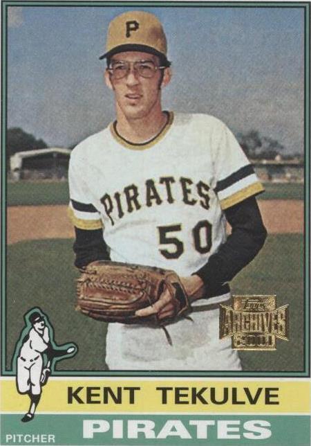 2001 Topps Archives - Kent Tekulve #76