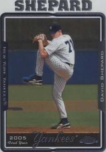 2005 Topps Chrome Update & Highlights - David Shepard #UH150