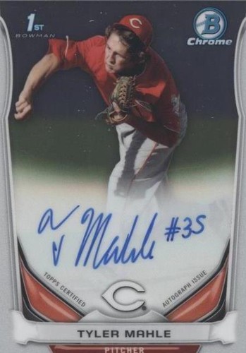 2014 Bowman Chrome - Tyler Mahle #BCAP-TMA